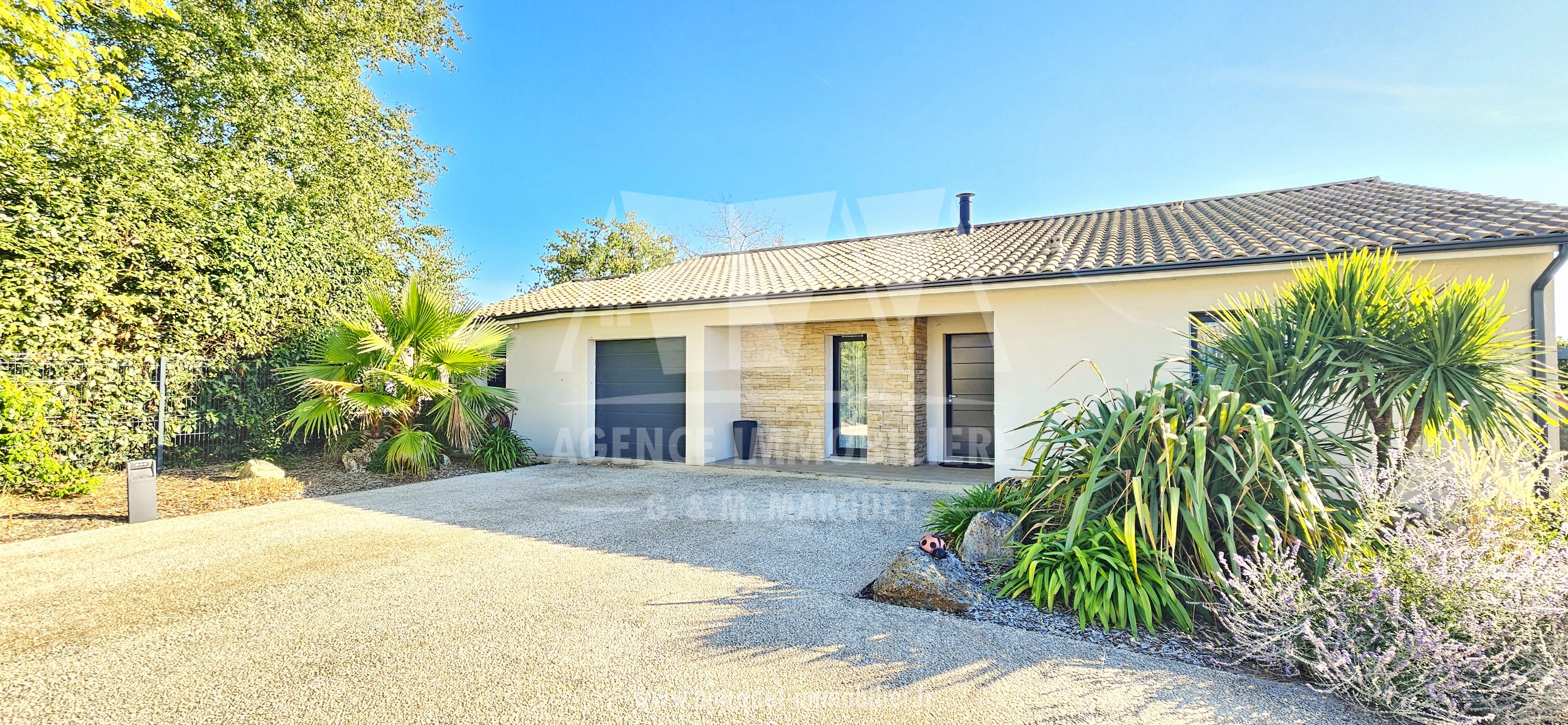PAVILLON NEUF DE 2019 DE PLAIN-PIED 127,31 m² AVEC GARAGE DE 20,65 m² ET TERRAIN DE 735 m²